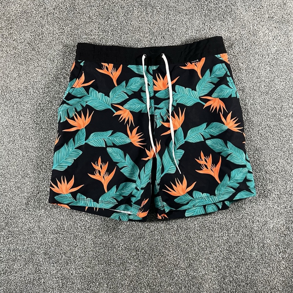 Hurley Men’s 31 Tropical Floral Board Shorts 17” Swim Trunks NWT Surf Beach